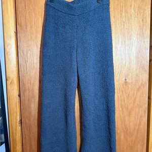 Aerie Charcoal Fleece Lounge Pants